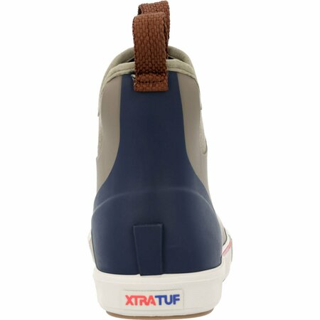 Xtratuf Men's Vintage 6 in Ankle Deck Boot, VINTAGE OLIVE, M, Size 15 XMABV300